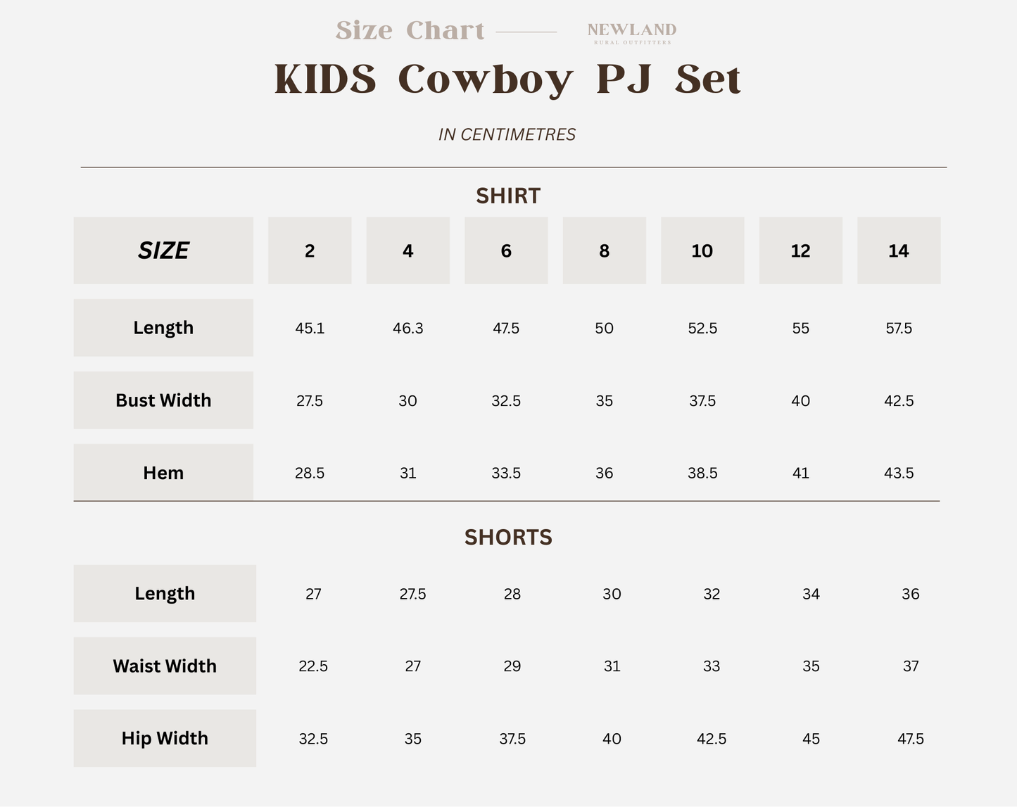 Kids Cowboy PJ Set
