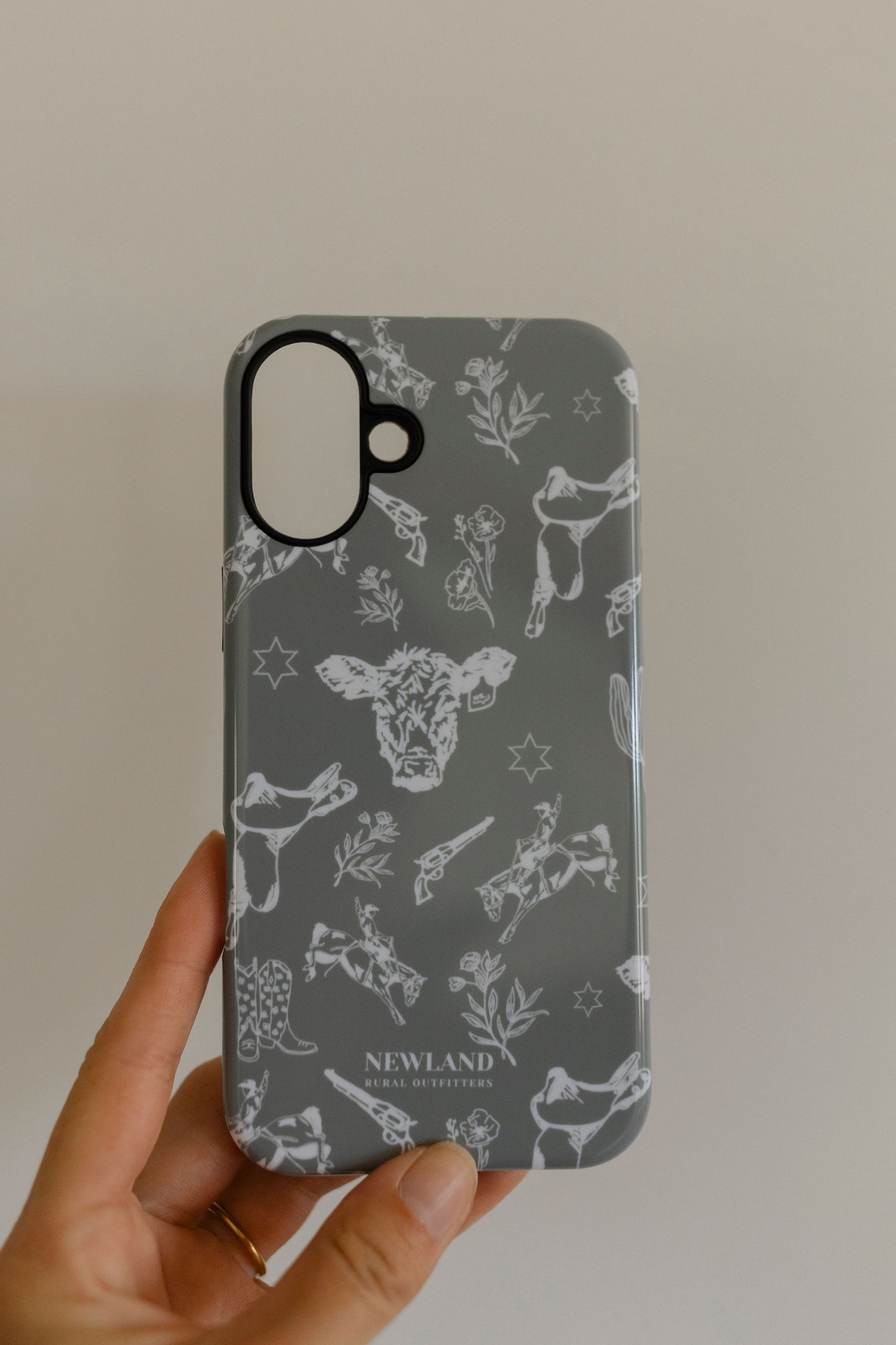 Olive Green Cowboy MagSafe Phone Case