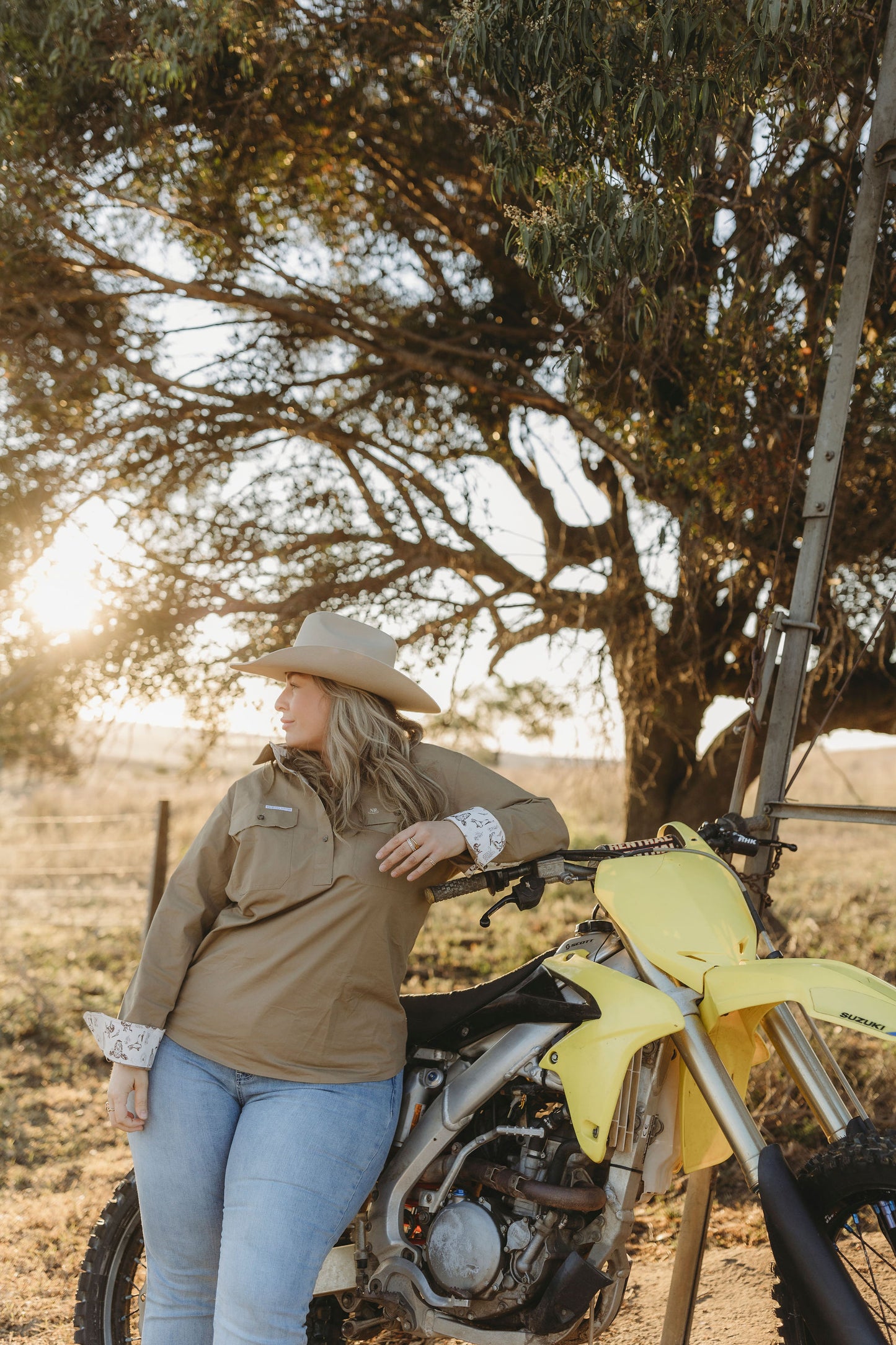 Isla Half Button Workshirt - Cowboy