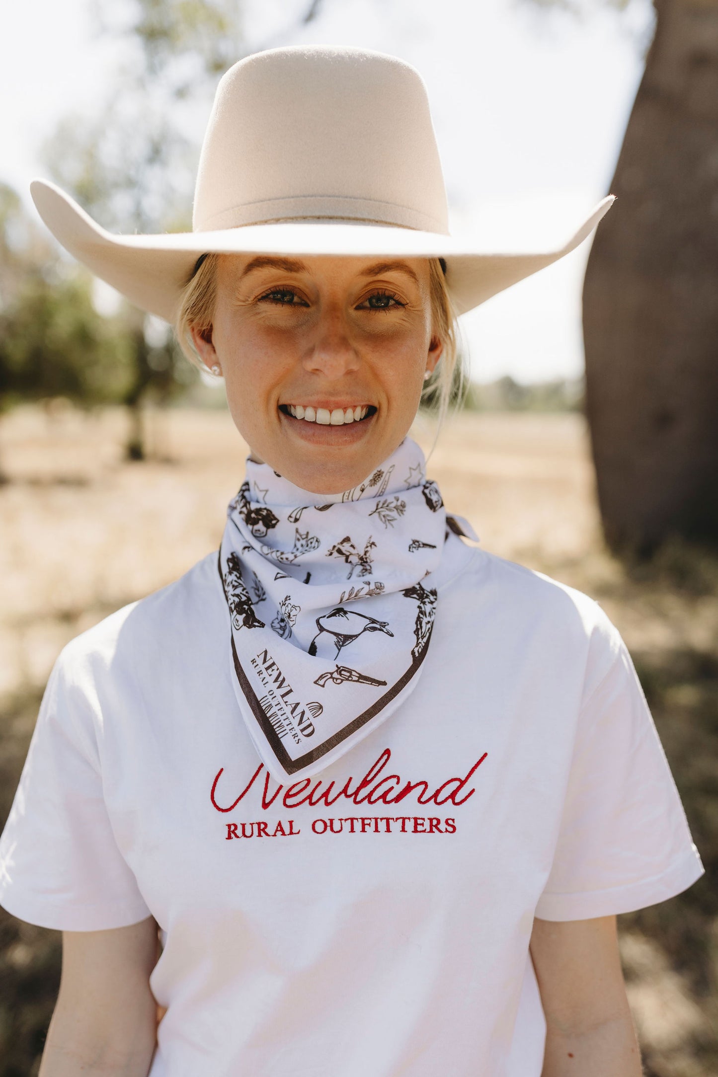 Cowboy Hand Drawn Bandana