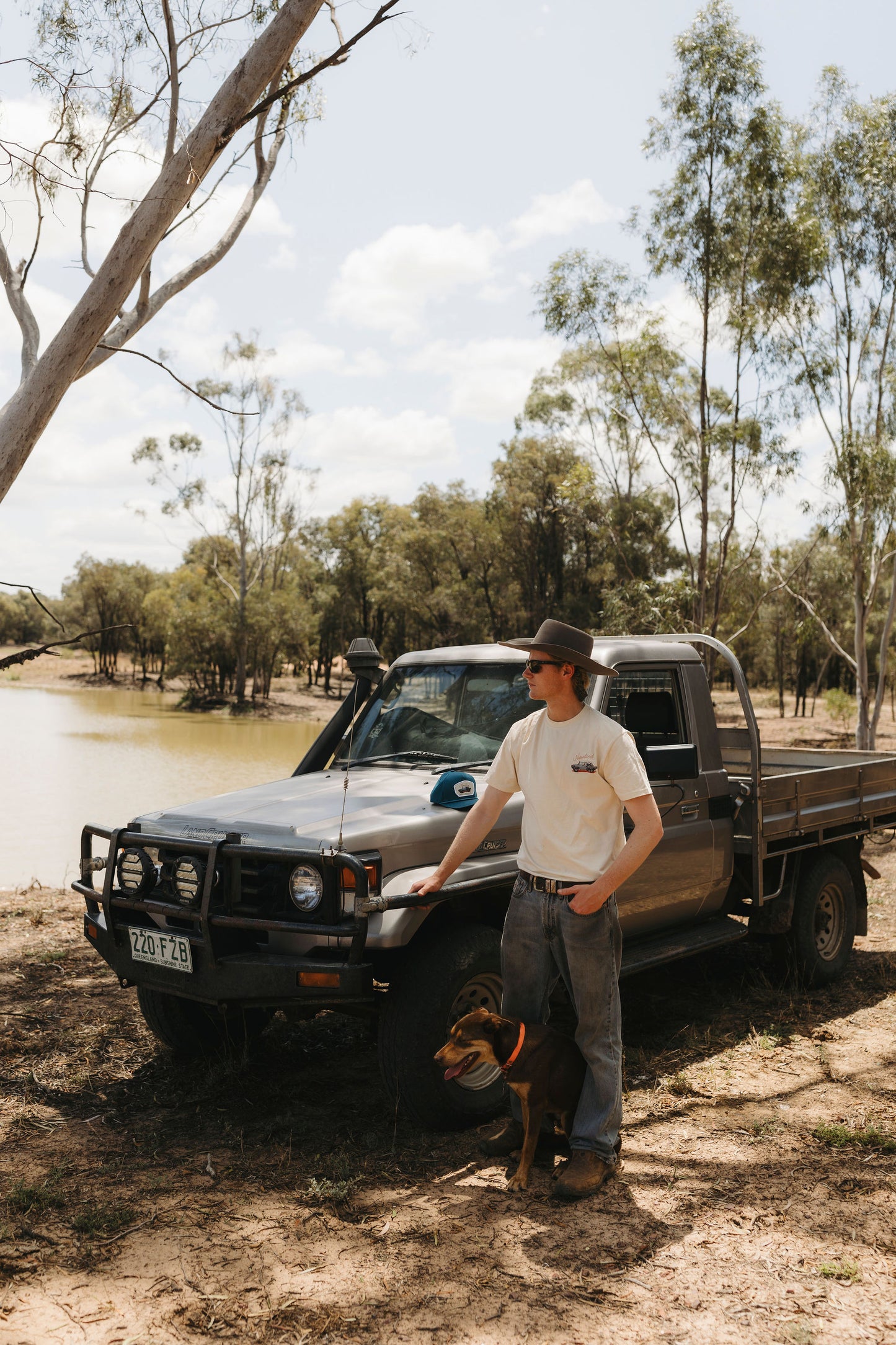 Kelpie Cruiser Tee - Beige