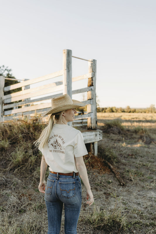 Roundup Tee - Beige