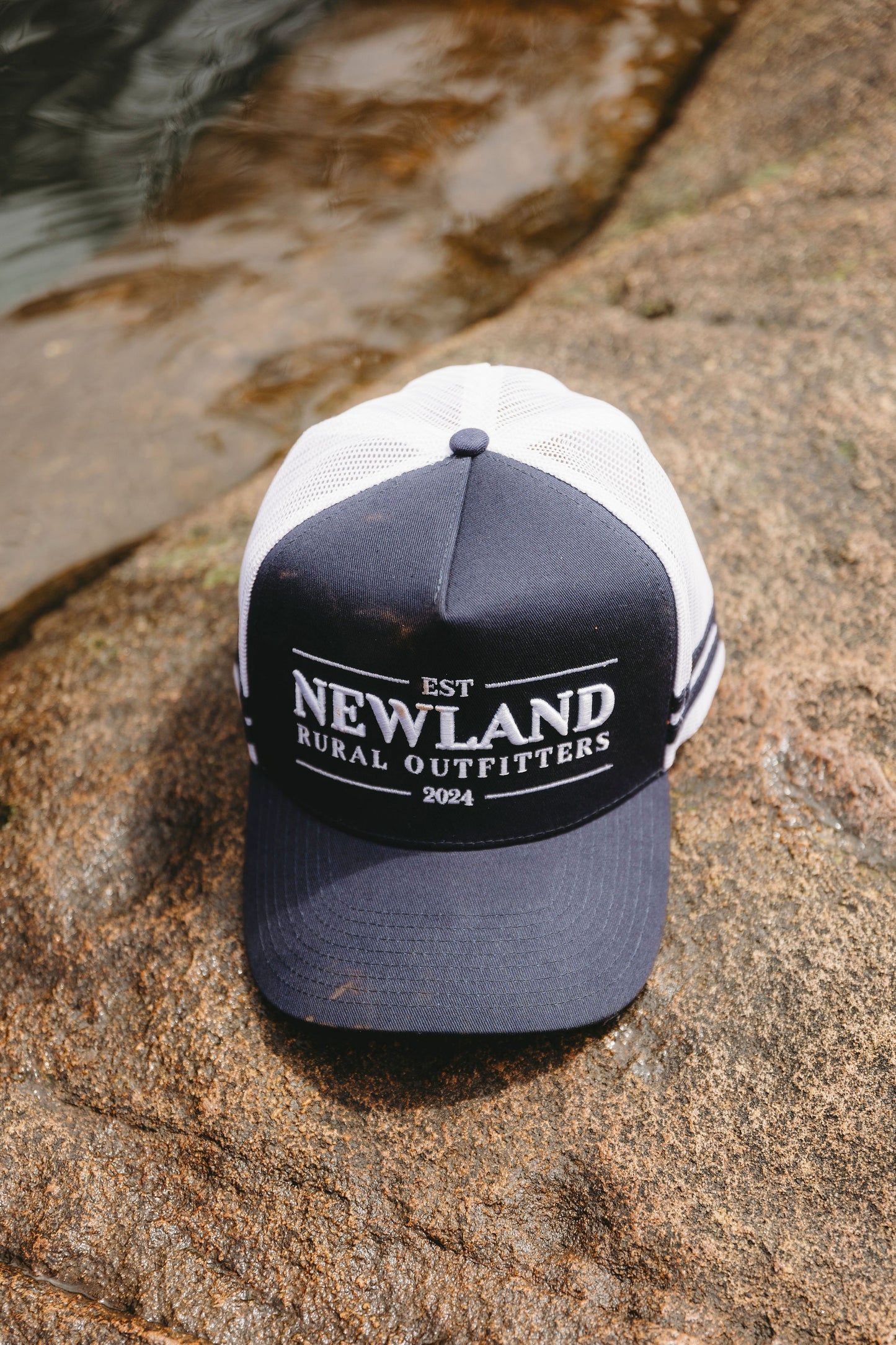 Navy Trucker Cap