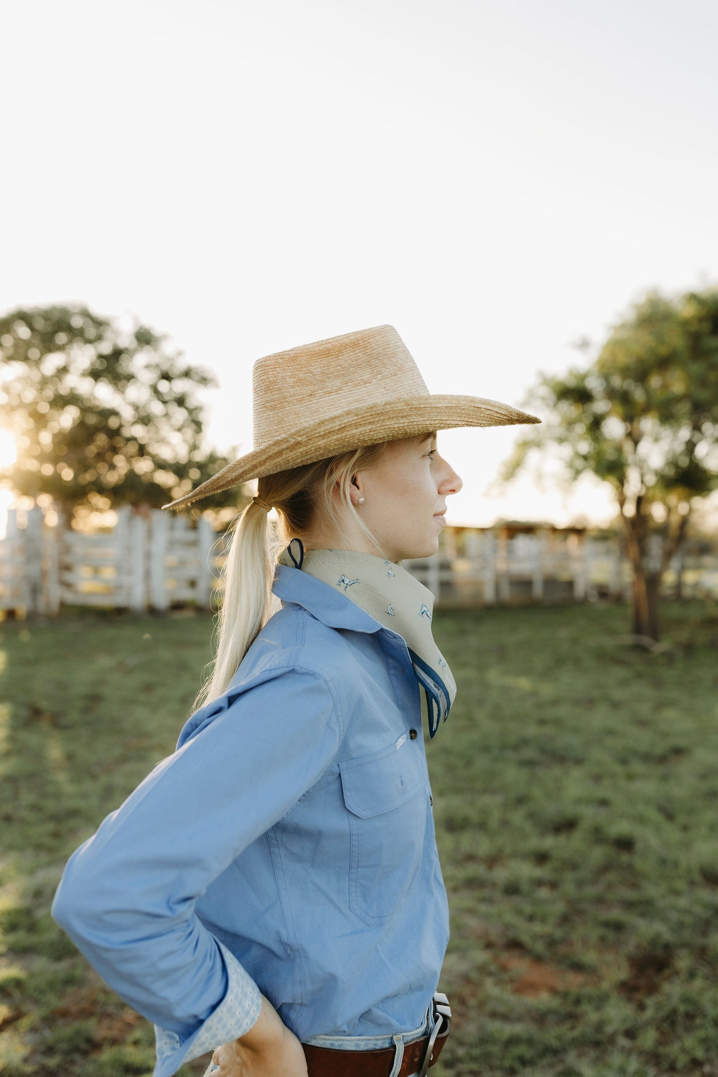 Farm Animals Hand Drawn Bandana